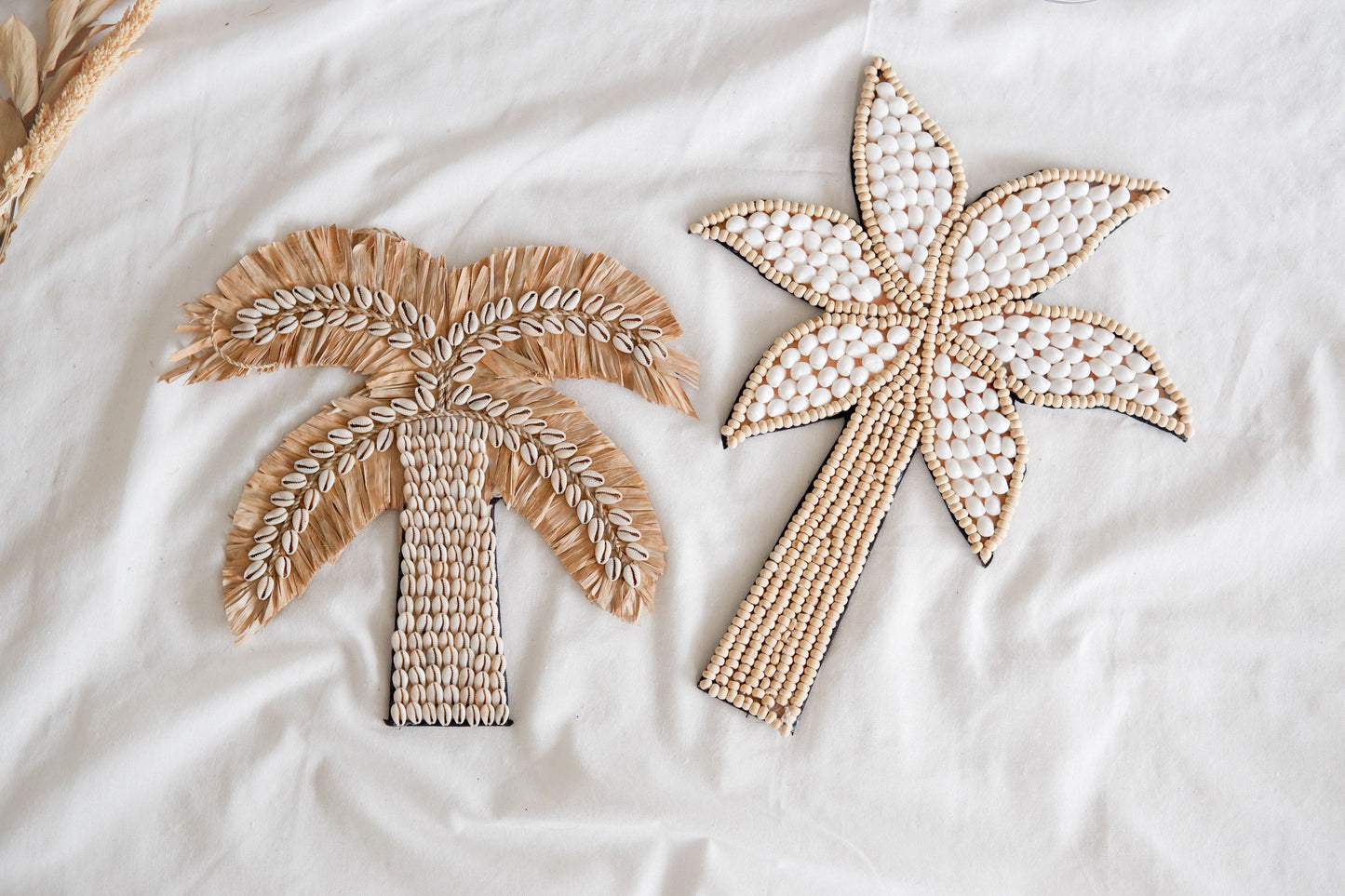 Palm Tree Sea Shell for Boho Nursery Decor | Tropical House Theme Decor