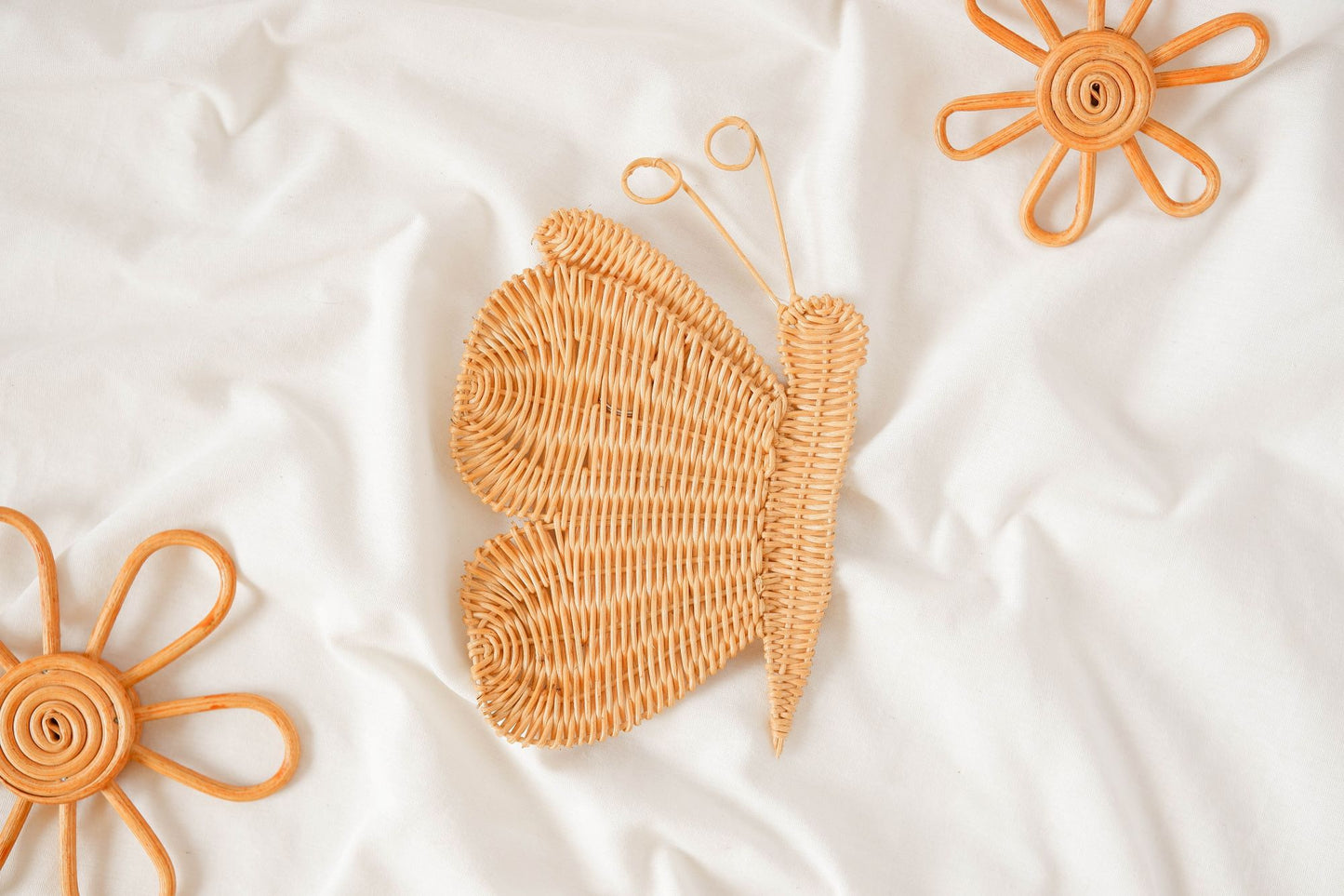 Baby Girl Nursery Decor Ideas | Rattan Butterfly Nursery Decor | Botanical Nursery Decor | Teenage Girls Bedroom Decor
