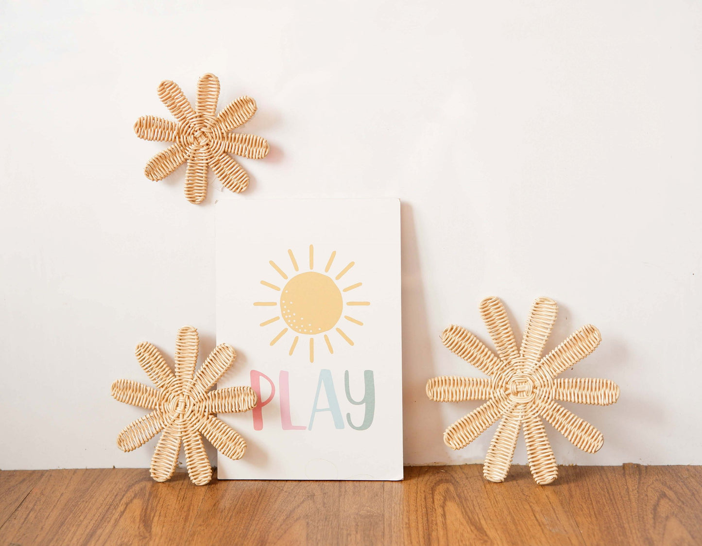 Boho Rattan Kids Room Decor | Natural Nursery Decor Ideas | Kids Playroom Decor