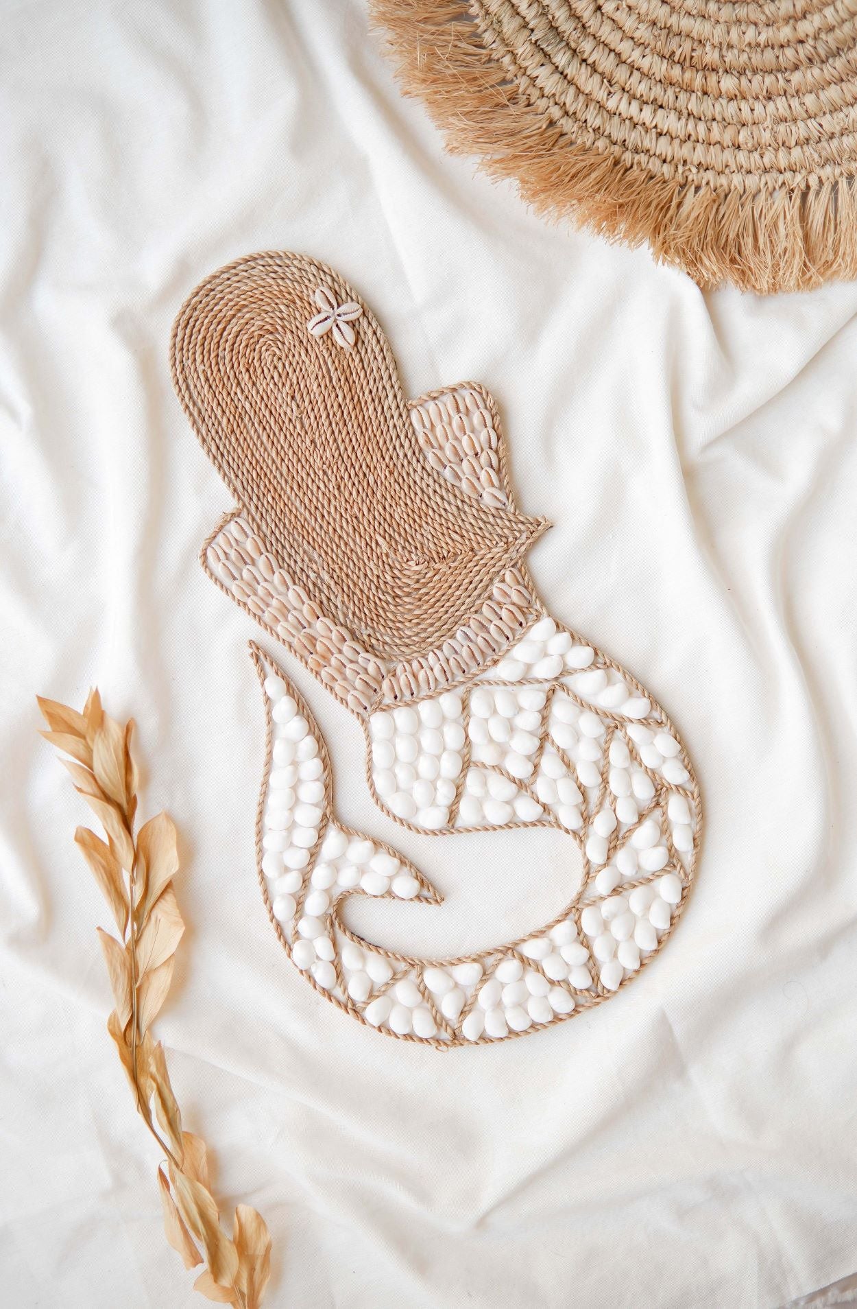 Boho Bedroom Sea Shell Wall Decor | Beach House Wall Decor | Coastal Girls Room Decor Ideas | Mermaid Nursery Decor | Boho Nursery Wall Decor