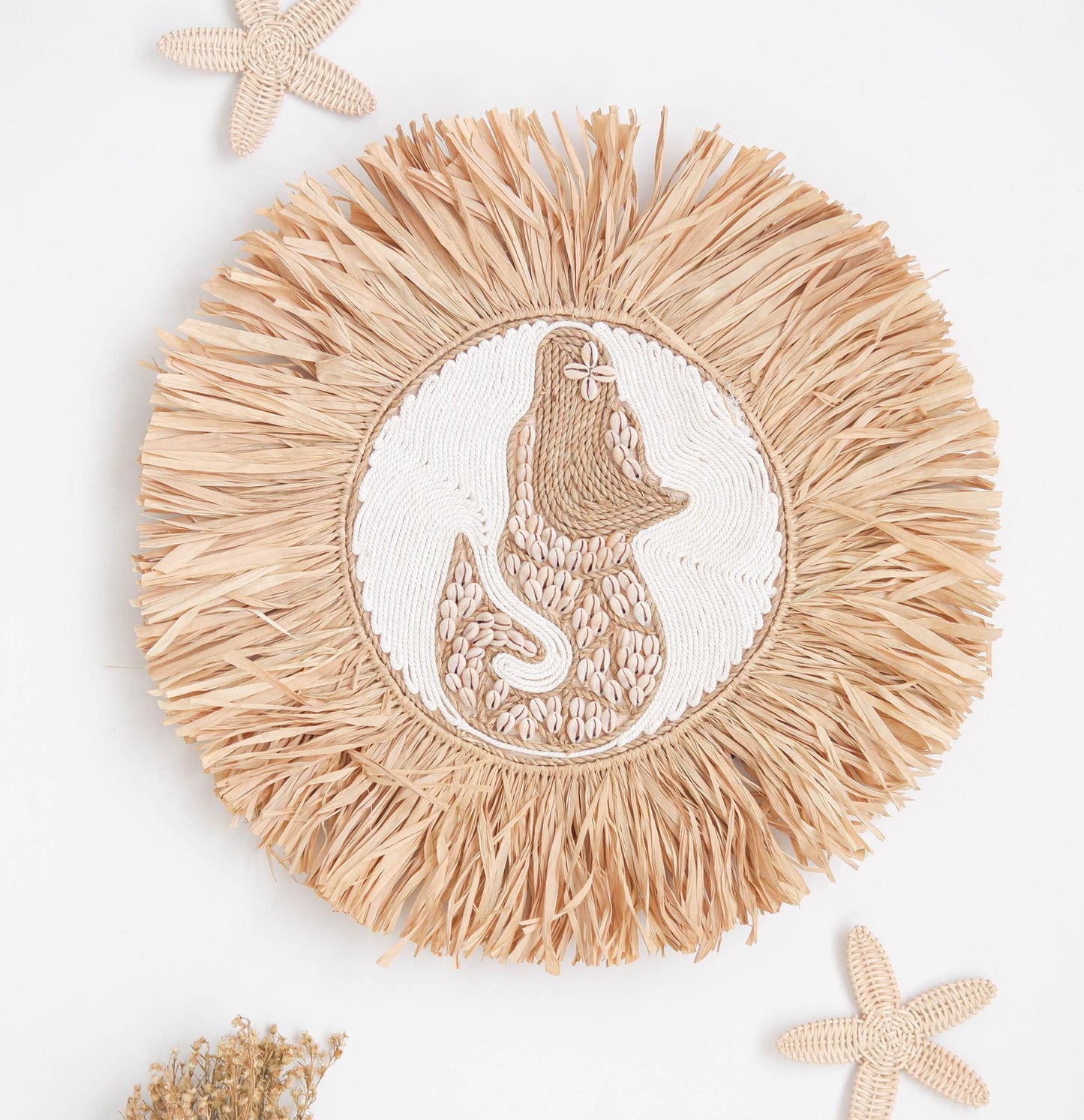 Sea Shell Wall Decor, Mermaid Nursery Decor, Boho Nursery Wall Decor, Mermaid Decor for Girls Room, Beach Theme Kids Room, Coastal Playroom