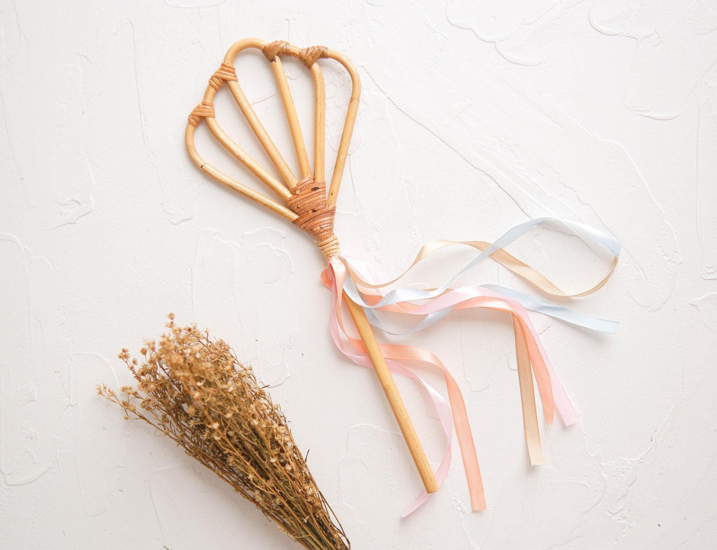 Fairy Magic Wand, Rattan Kids Toys, Mermaid Seashell Wand, Rattan Fairy Miniature Wand, Under The Sea Baby Wands, Rattan Pretend Play