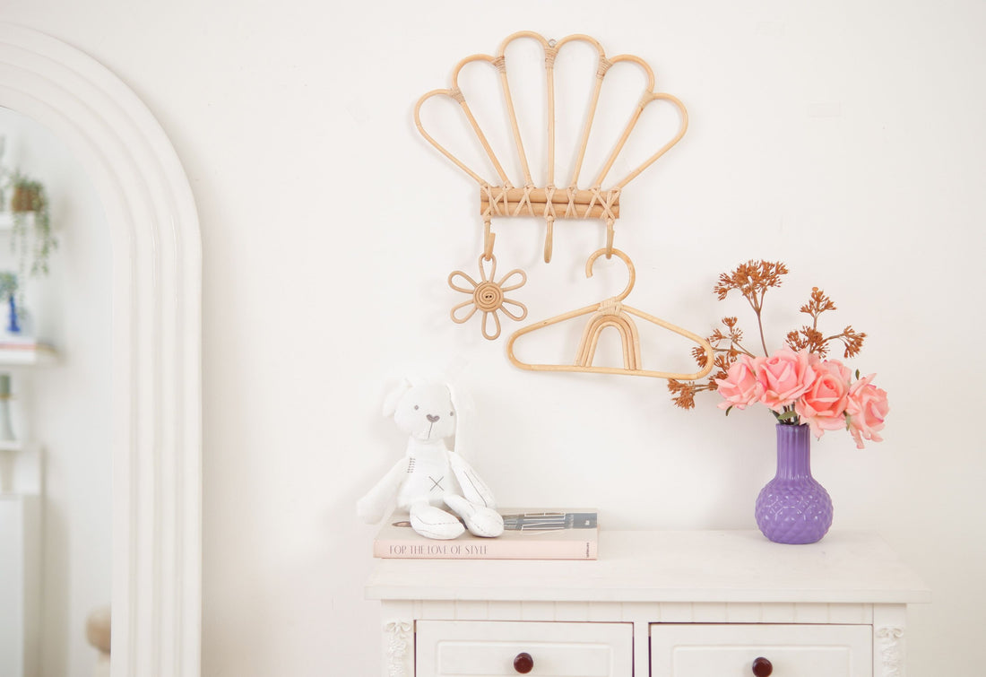 Rattan and Pastels: A Boho Beach Nursery Paradise