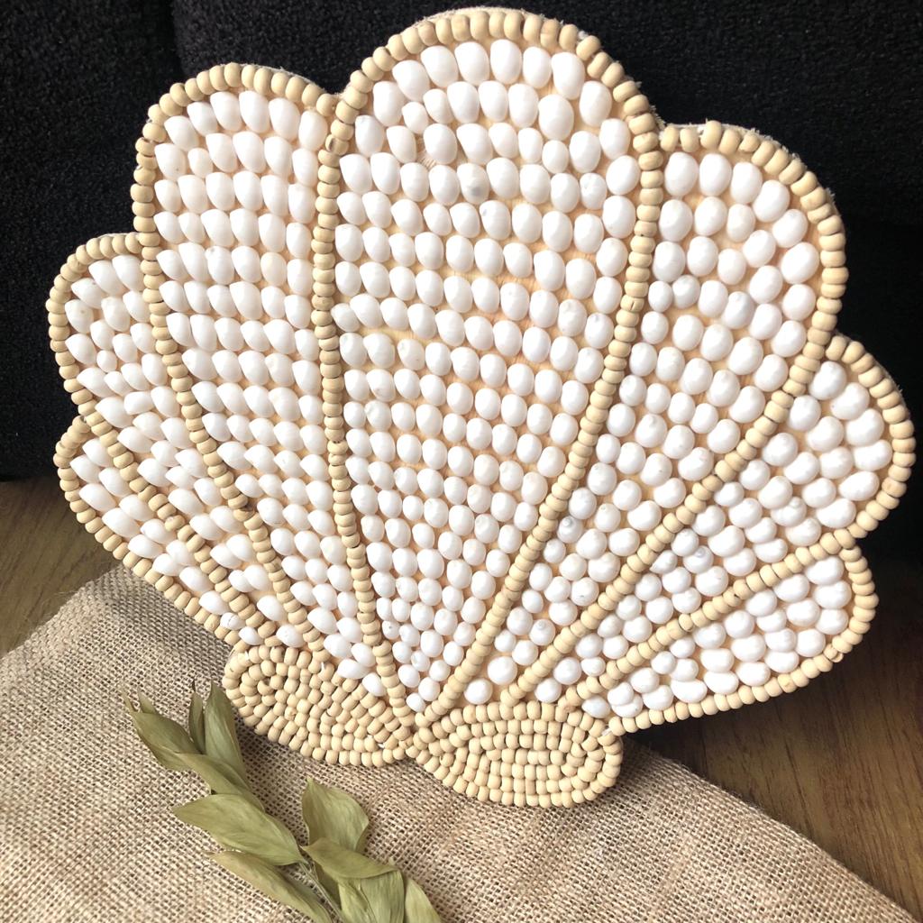 Boho Sea Shell Wall Decor | Beach House Theme Decor | Girls Room Decor | Beach Nursery Decor | Coastal Nursery Decor