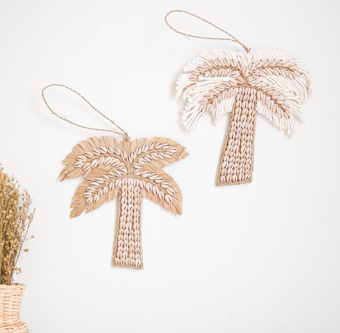 Palm Tree Shell Nursery Decor, Boho Nursery Wall Decor, Sea Shell Nursery Decor, Boho Beach Nursery Art, Boho Kids Room Decor, Kids Playroom