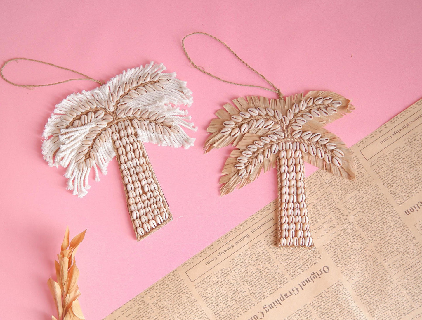 Palm Tree Shell Nursery Decor, Boho Nursery Wall Decor, Sea Shell Nursery Decor, Boho Beach Nursery Art, Boho Kids Room Decor, Kids Playroom