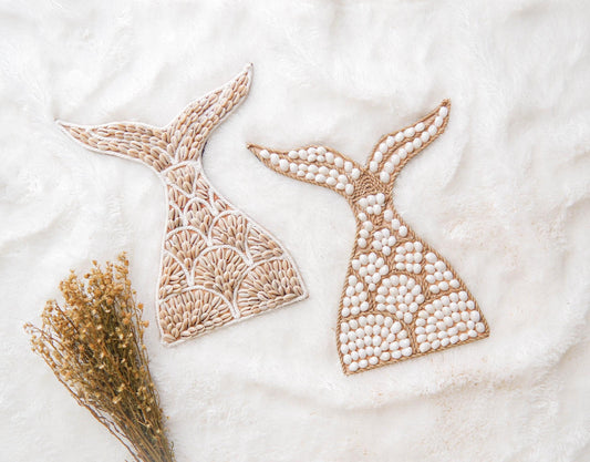Seashell Nursery Decor, Boho Nursery Wall Decor, Mermaid Tail Decor, Under The Sea Nursery Decor, Boho Beach Nursery Decor, Ocean Kids Room